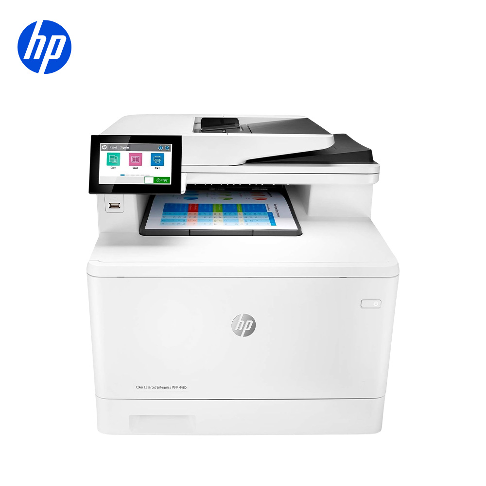 HP 컬러 레이저젯 엔터프라이즈 M480f 복합기 프린터 3QA55A